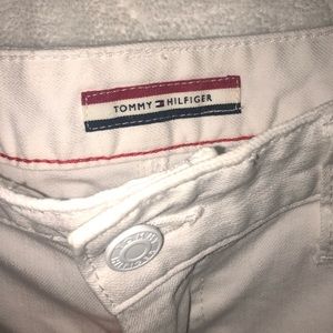 Tommy Hilfiger White denim skirt.
